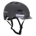 CASQUE VELO ADULTE NEWTON CITY V3 NOIR MAT AVEC VISIERE ET LOCK TAILLE 58-61 (VENDU EN BOITE)