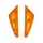 CABOCHON CLIGNOTANT SCOOT ADAPTABLE PEUGEOT 50 BUXY, ZENITH, SPEEDAKE  AV ORANGE (PAIRE)  -REPLAY-