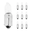 LIGHT BULB MINI HALOGEN H6W 12V  6W  -Foot BAX9s Clear (PARKING LIGHT). (10 IN BOX).  -SELECTION P2R-