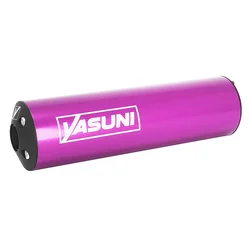 SILENCIEUX 50 A BOITE YASUNI R1, R2, R3, R4, R5, CROSS ML DROIT VIOLET/NOIR
