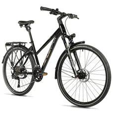 VELO MUSCULAIRE VTC 28 LEADER FOX ESPIRIT 2025 FEMME NOIR 9V CADRE ALU 18 POUCES (TAILLE ADULTE 168 à 178 cm)