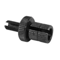 VIS CREUSE TENDEUR DE CABLE MOTO DIAM M8 NOIR AVEC MOLETE ALU (VENDU A L'UNITE)  -DOMINO ORIGINE-