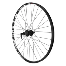 WHEEL FOR MTB 29" KARMA DISC -REAR- -BLACK- DOUBLE WALLED -6 HOLES HUB FOR CASSETTE SHIMANO/SRAM 11/10/9/8 Speed. - Inner Rim Wd 21mm / Extern 27mm.