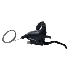 LEVIER/MANETTE VTT PATIN SHIMANO STEF500 GAUCHE 3V. NOIR V-BRAKE 2 DOIGTS
