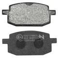PLAQUETTE DE FREIN NEWFREN POUR PEUGEOT 50 V-CLIC AV / PGO 50 BIG MAX 1994>2002 AV / MBK 100 BOOSTER 1999>2001 AV / YAMAHA 100 BWS 1999>2001 AV / SKYTEAM 50-125 SKYMAX (FD0175BE) (ELITE ORGANIQUE)