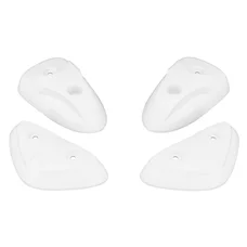 SIDE PADS FOR SCOOT MBK 50 STUNT/YAMAHA 50 SLIDER - GLOSSY WHITE (x4)
