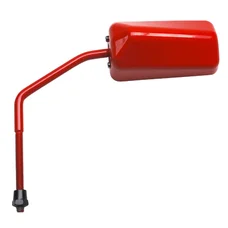 RETROVISEUR SCOOT REPLAY F1 DIAM 8 REVERSIBLE ROUGE FERRARI (x1) -TIGE LONGUE ROUGE- **