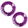 ECROU DISQUE DE FREIN CENTER LOCK TRIPEAK ALUMINIUM ULTRA LEGER 7g VIOLET - SERRAGE INTERNE (VENDU A LA PAIRE)