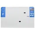 PLASTIC STRIP FOR BLANK PVC LICENSE PLATE (MOTORBIKE FORMAT 210X130)-DEPT 22/EUROPE (SOLD PER UNIT)
