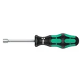 WERA 395 HOLO NUTDRIVER Ø 13 mm BLACK/GREEN (sold per unit)  - German tools for workshop.