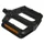 FLAT PEDAL FOR BMX- -RESIN-NEWTON BLACK 9/16" - 111x105x25mm (PAIR)