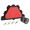 KIT ENTRETIEN MOTO ADAPTABLE KAWASAKI 900 Z900 RS 2018>, Z900 SE 2020> (PACK 6 PIECES) -SELECTION P2R PREMIUM
