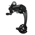 DERAILLEUR-REAR-FOR MTB- P2R 9/8 SPEED. BLACK NINE LONG CAGE- (COMPATIBLE SHIMANO > 34T. )