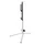 PRESENTOIR/SUPPORT 1 VELO PIED DEMONTABLE FIXATION SUR BASE ARRIERE BLANC LOBY