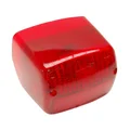 FEU ARRIERE CYCLO ADAPTABLE PEUGEOT 50 FOX  ROUGE-HOMOLOGUE CE- (726854)  -P2R-