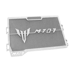 GRILLE DE RADIATEUR MOTO POUR YAMAHA 700 MT-07 2014>, TRACER INOX GRILLE NOIR AVEC MOTIF -AVOC