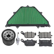 KIT ENTRETIEN MAXISCOOTER ADAPTABLE HONDA 750 X-ADV 2017>2020 (PLAQUETTE ORGANIQUE) (PACK 5 PIECES)  -SELECTION P2R-