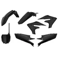 FAIRINGS/BODY PARTS FOR YAMAHA 250 YZ F 2019>2022, 450 YZ F 2018>2022  ( 7 parts kit ) Black -POLISPORT-