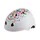 URBAN BIKE JUNIOR HELMET- POLISPORT URBAN RADICAL WHITE+PATTERNS - EURO 53-55 SYSTEM QUICK LOCK
