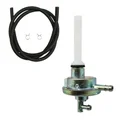 ROBINET ESSENCE SCOOT ADAPTABLE MBK 50 BOOSTER 2004>, NITRO/YAMAHA 50 BWS 2004>, AEROX/GILERA 50 STALKER/PEUGEOT 50 TKR AVEC DURITE NOIR DIAM 5/8mm 1M + 2 COLLIERS (KIT)