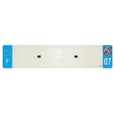 BANDE PLAQUE AUTO 520x110 POUR PVC VIERGE DEP. 07/EURO (VENDU A L'UNITE)
