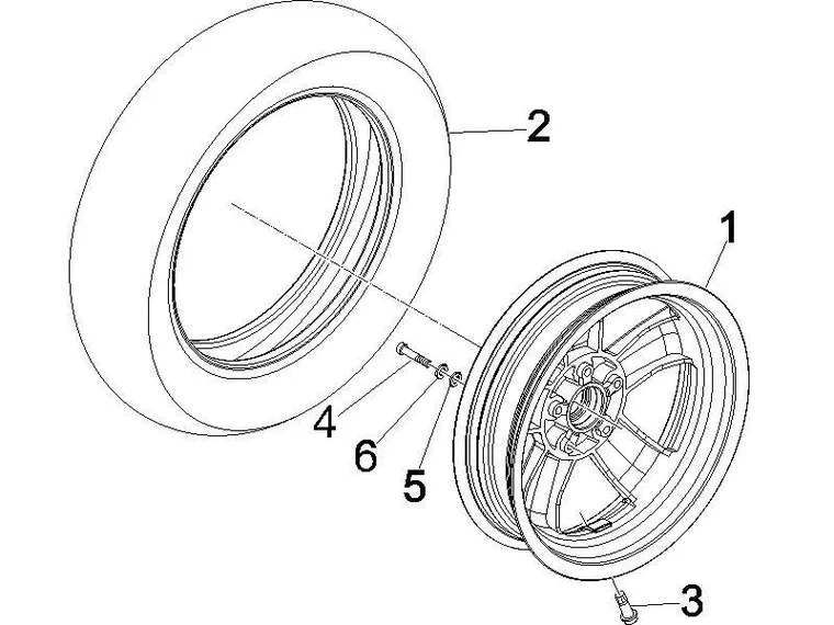 Roue avant 