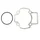 GASKET SET FOR CYLINDER KIT FOR SCOOT (POLINI)  PIAGGIO 50 ZIP 2STROKE, TYPHOON, LIBERTY 2STROKE/GILERA 50 STALKER, ICE/APRILIA 50 SR AIR COOLED 2012> -  (209.0399)