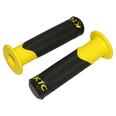 REVETEMENT POIGNEE REPLAY SCOOT KTC NOIR/JAUNE CLOSED END 122mm (PAIRE)