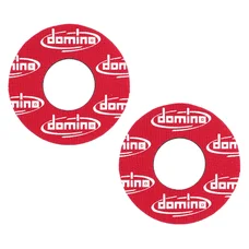 DONUTS DE REVETEMENT POIGNEE DOMINO MOTO OFF ROAD ROUGE (PAIRE)