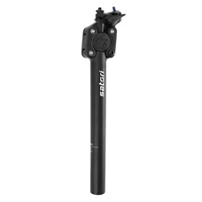 TIGE DE SELLE VTT SUSPENSION AVEC ELASTOMERE 70-90KGS SATORI DIAM 27,2 L350mm NOIRE (SUR CARTE)