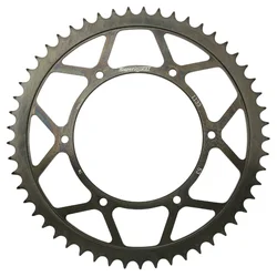COURONNE 50 A BOITE ADAPTABLE DERBI 50 GPR NUDE 2004>2012, GPR RACING 2004>, SENDA DRD 2007> / APRILIA 50 RS4 2011>2020 / GILERA 50 SMT 2013> 420  53 DTS  ACIER NOIR  (ALESAGE 108 mm)  -SUPERSPROX-