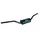 GUIDON 50 A BOITE KRM PRO RIDE OVERSIZE DIAM 28,6mm ALU NOIR/BLEU TURQUOISE AVEC MOUSSE