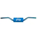 GUIDON 50 A BOITE KRM PRO RIDE OVERSIZE DIAM 28,6mm ALU BLEU AVEC MOUSSE BLEU HOLOGRAPHIQUE