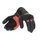 GANTS PRINTEMPS/ETE TUCANO FEMME LADY PENNA NOIR/ROUGE  T 6,5 (XS)  (HOMOLOGUE EN 13594:2015-CE) (COMPATIBLE ECRAN TACTILE)