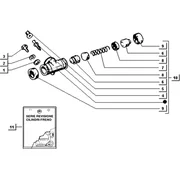 Cylindre frein roue ar.