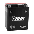 BATTERIE 12V  6 Ah NTX7L-BS NHK MF SANS ENTRETIEN LIVREE AVEC PACK ACIDE (Lg114xL71xH130mm) (QUALITE PREMIUM - EQUIVALENT YTX7L-BS)