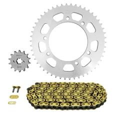 KIT CHAINE ADAPTABLE DERBI 125 SENDA DRD SM 2009>2014  428  14x50  (DIAM COURONNE 105/125/8.5)  (DEMULTIPLICATION ORIGINE)  -AFAM-