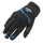 GLOVES ADX SPRING/SUMMER VISTA WITH KNUCLE ARMORBLACK/BLUE  EURO 12 (XXL)  (APPROVED EN 13594:2015)