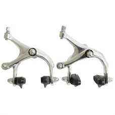 BRAKE CALIPER- FOR ROAD BIKE/FIXIE NEWTON -ALUMINIUM- SILVER FOR 700 WHEEL (PAIR)