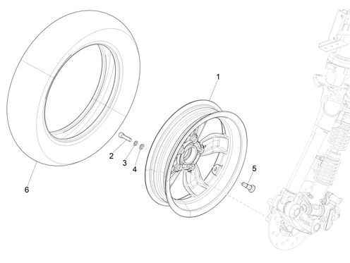 Roue avant