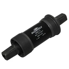 BOITIER PEDALIER SUNRACE CARRE  BBS 127mm (boite de 68) CUVETTES ACIER FILETAGE ANGLAIS / BSC / 1,37x24