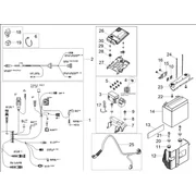 Circuit electrique arrière