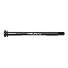 THRU AXLE - REAR THREAD 1.75mm FOR 12X142 BLACK 38 g  (171mm excluding stops)