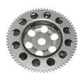 ROUE LIBRE DE DEMARREUR SCOOT ADAPTABLE MBK 50 BOOSTER, NITRO, MACH G, OVETTO 2T, STUNT / YAMAHA 50 BWS, AEROX, JOG R, NEOS 2T, SLIDER / APRILIA 50 SR (COURONNE ET ROUE LIBRE)  -P2R-