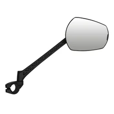 RETROVISEUR VELO DROIT ZEFAL ESPION E80 DROIT RABATTABLE FIXATION SUR CINTRE COLLIER (MIROIR 80 cm2) 240x210x80 mm