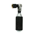 INFLATOR - ZEFAL EZ PUSH BLACK (ADJUSTABLE FLOW) VP/VS (WITH THREADED CARTRIDGE 16g )