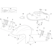 Carrosserie av. - Garde-boue AV