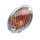 CLIGNOTANT SCOOT ADAPTABLE MBK 50 OVETTO 2003>2007/YAMAHA 50 NEOS 2003>2007 AV GAUCHE TRANSPARENT (HOMOLOGUE CE) (5RN-H3310-00)   -SELECTION P2R-