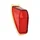 CABOCHON FEU ARRIERE CYCLO ADAPTABLE MBK/MOTOBECANE ROUGE AVEC JOINT (NON PERCEE) -SELECTION P2R
