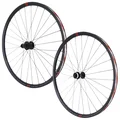 ROUES GRAVEL 700 FULCRUM RAPID RED 900 TUBELESS READY NOIR CASSETTE SHIMANO 11/10V. (PAIRE)